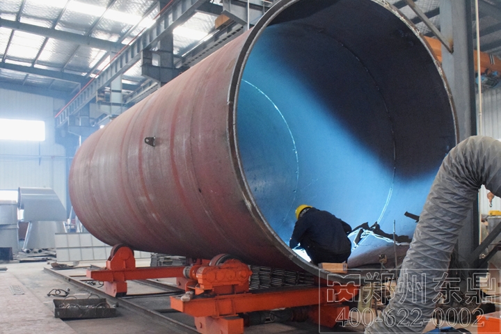 內蒙古準格爾旗1500噸煤泥烘干機項目生產制造工作全面展開